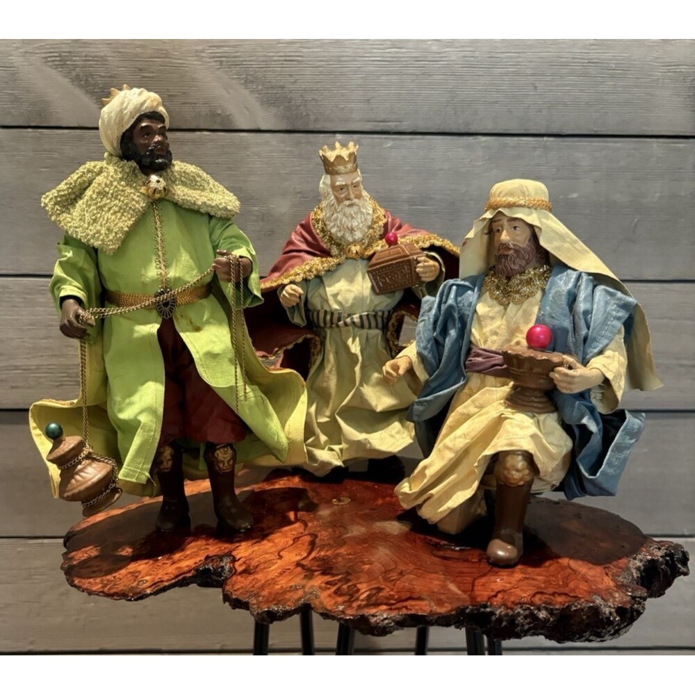 Vintage 1985 Clothtique Possible Dreams Nativity Three Wise Men